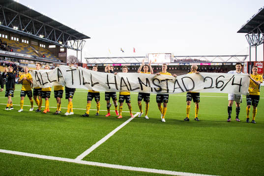 Elfsborgs spelare jublar