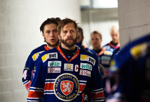 Växjös Tomi Kallio på väg in till final 6 i