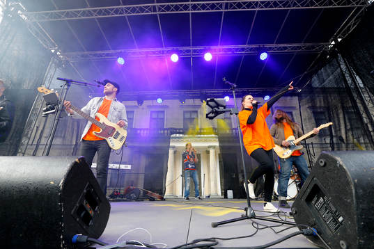 Band spelar på Stortorget när Växjö firar SM-guld på