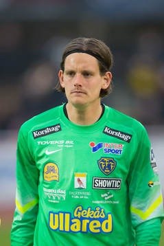 Falkenbergs Målvakt Otto Martler före fotbollsmatchen i