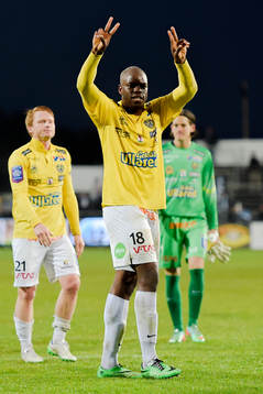Falkenbergs Hakeem Araba jublar