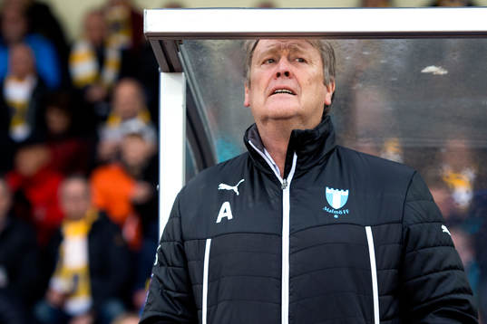 Malmö FFs tränare Åge Hareide deppar
