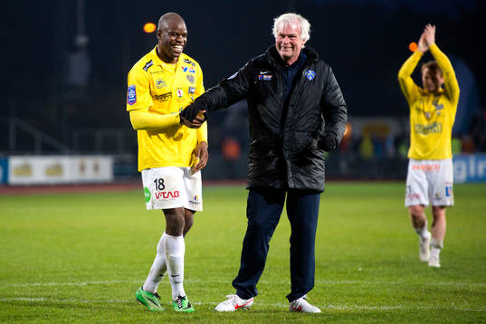 Falkenbergs Hakeem Araba jublar
