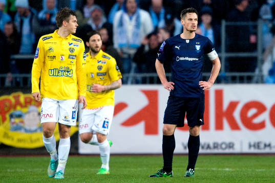 Malmö FFs Markus Rosenberg deppar