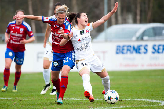 Vittsjös Kirsty Yallop och Rosengårds Ramona Bachmann