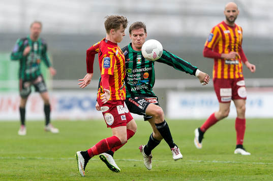 Syrianskas Victor Wernersson och Varbergs Karl Söderström