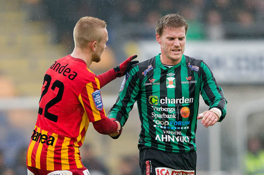 Syrianskas Alexander Michel ber Varbergs Karl Söderström