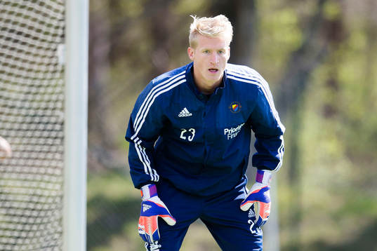 Djurgårdens målvakt Hampus Nilsson