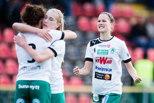 Mallbackens Sarah Bergman jublar