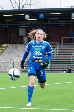Mallbackens målvakt Jennifer Falk