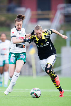 Mallbackens Katie Bethke och AIKs Emma Lundh