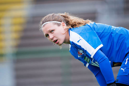 Mallbackens målvakt Jennifer Falk