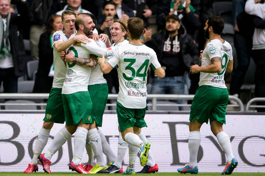 Hammarbys spelare jubalar