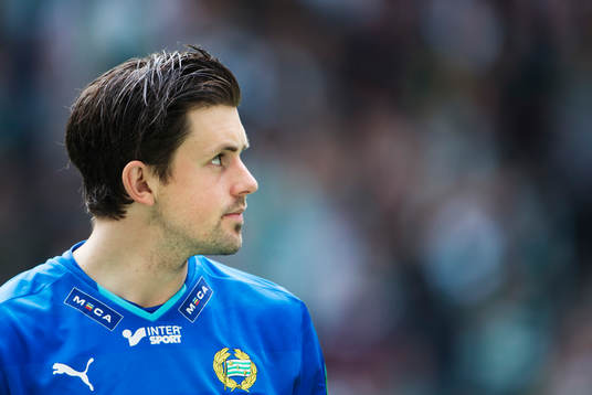 Hammarbys målvakt Johannes Hopf