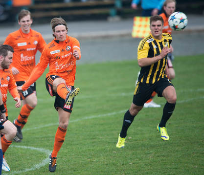 Karlskronas Alexander Pettersson i matchen i division 2