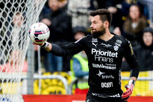 Halmstads målvakt Stojan Lukic