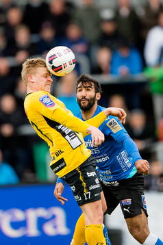 Elfsborgs Per Frick och Halmstads Mohammed Ali Khan