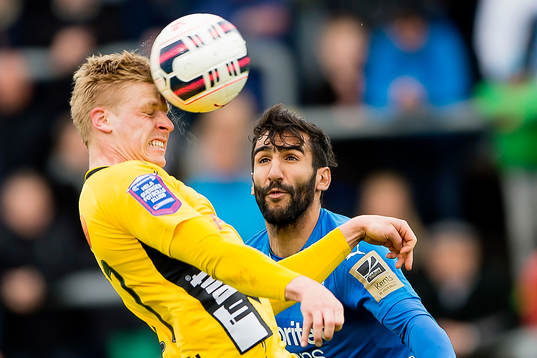 Elfsborgs Per Frick och Halmstads Mohammed Ali Khan
