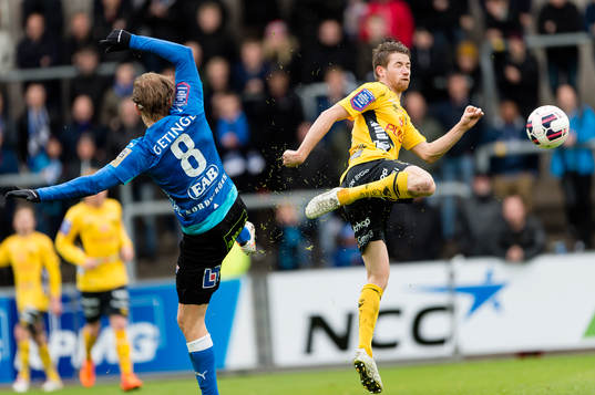 Halmstads Kristoffer Fagercrantz och Elfsborgs Marcus