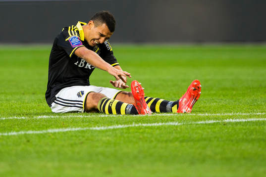 s Nabil Bahoui med kramp