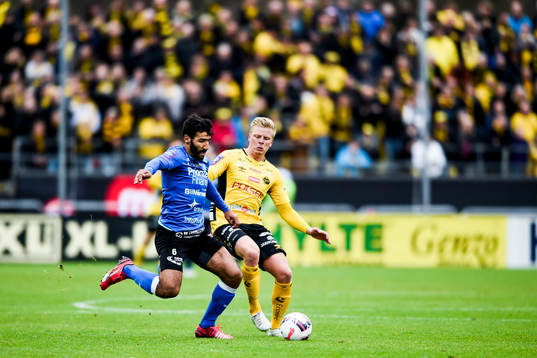 Halmstads Mohammed Ali Khan och Elfsborgs Per Frick