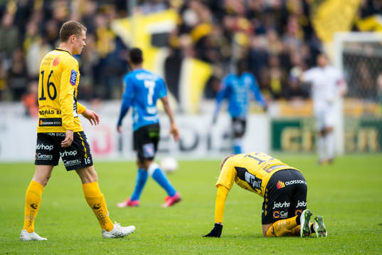 Elfsborgs Simon Hedlund deppar