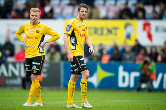 Elfsborgs Marcus Rohdén och Per Frick (i bakgrunden)
