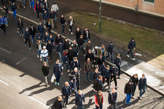 under fotbollsmatchen i Allsvenskan mellan GIF Sundsvall