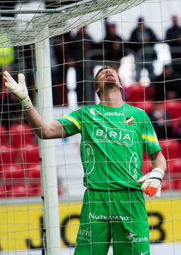 Häckens målvakt Christoffer Källqvist