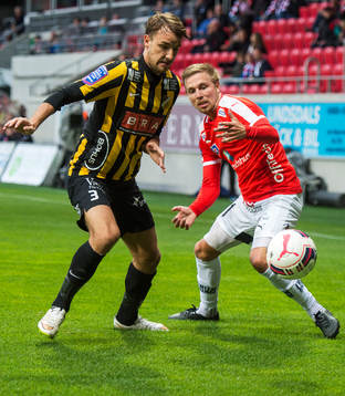 Häckens Jasmin Sudic och Kalmars Jonathan Ring