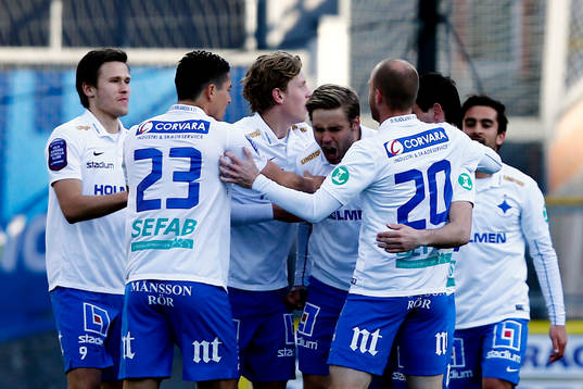 Norrköpings Christoffer Nyman jublar
