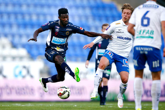 Gefles Dioh Williams och Norrköpings Alexander Fransson