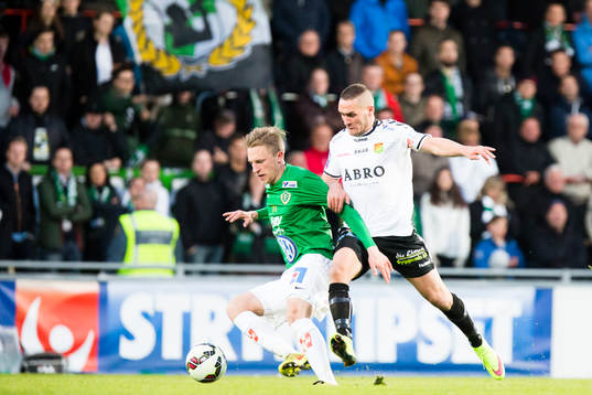 Jönköpings Södras Joakim Karlsson mot Gais Shkelqim