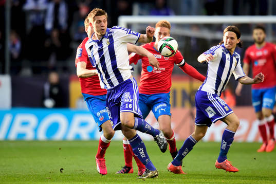 IFK Göteborgs Mikael Boman och Lasse Vibe