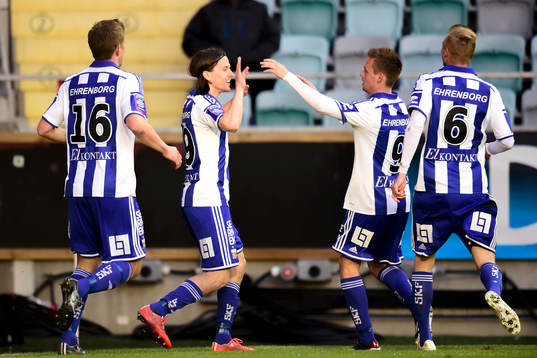 IFK Göteborgs Lasse Vibe jublar