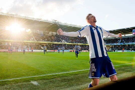 IFK Göteborgs Sebastian Eriksson jublar