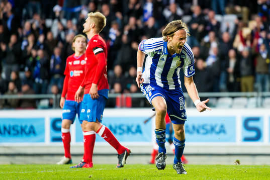 IFK Göteborgs Tom Pettersson jublar