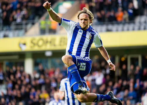 IFK Göteborgs Tom Pettersson jublar