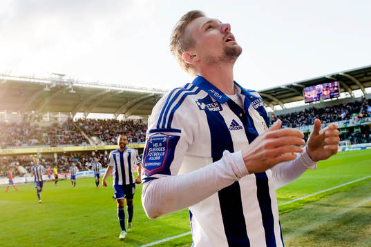IFK Göteborgs Sebastian Eriksson jublar
