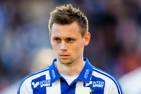 IFK Göteborgs Jakob Ankersen innan fotbollsmatchen i