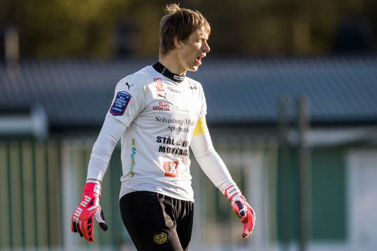 Mjällbys målvakt Mattias Asper