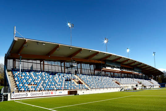 Kopparvallen före fotbollsmatchen i Allsvenskan mellan