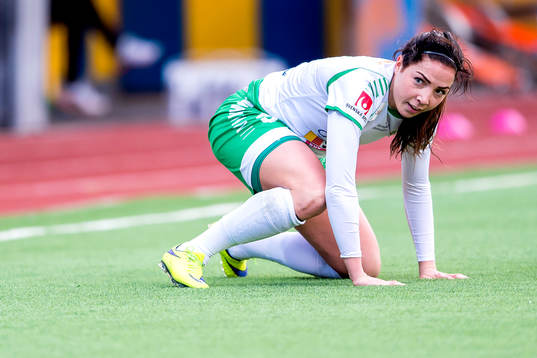 Hammarbys Clara Markstedt deppar