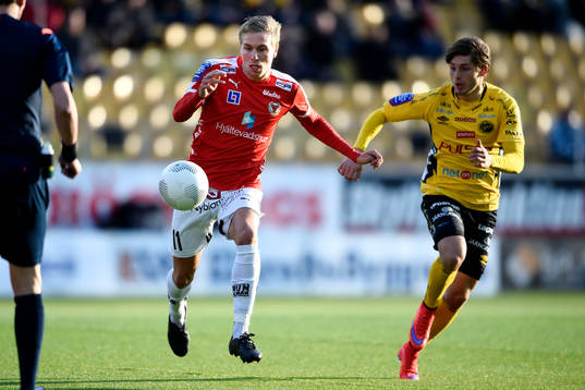 Kalmars Jonathan Ring och Elfsborgs Arber Zeneli