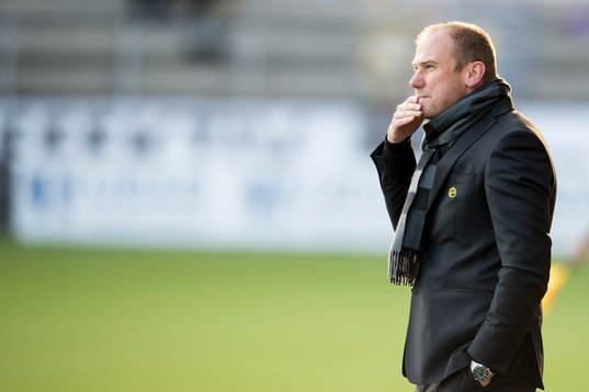 Elfsborgs manager Magnus Haglund är fundersam