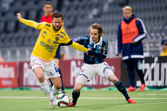 Falkenbergs David Svensson och Djurgårdens Daniel Berntsen
