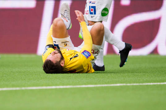 Falkenbergs David Svensson har ont