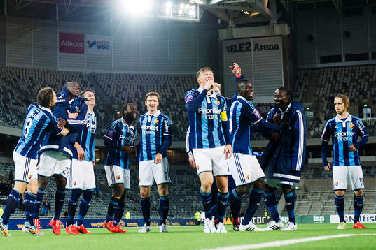Djurgårdens Kevin Walker, Nyasha Mushekwi, Haris