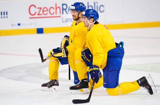 Jacob Josefson och Victor Rask