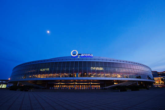 O2 Arena där ishockey-VM kommer att avgöras